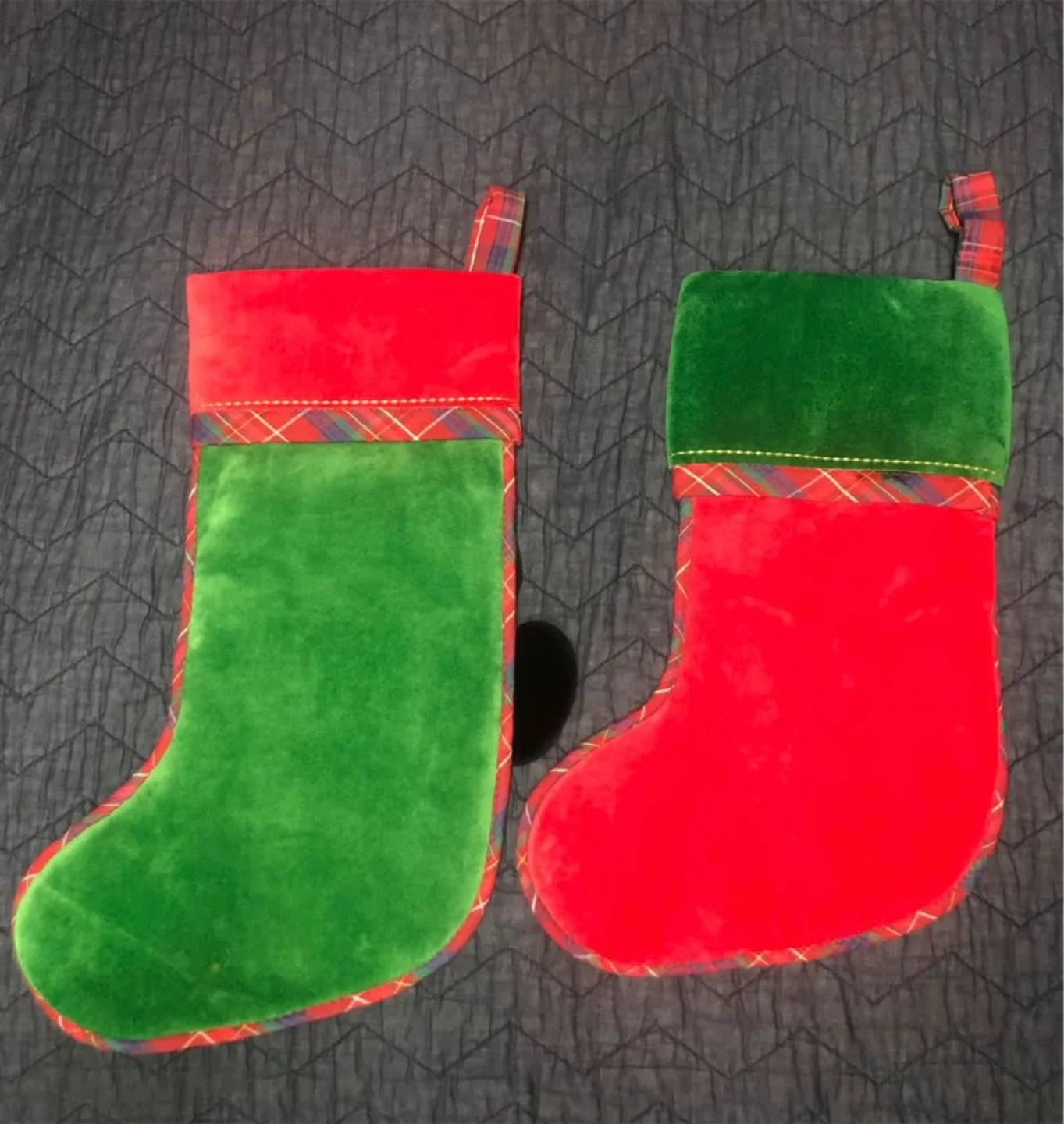 Authentic Disney Store Mickey & Minnie Mouse Christmas Stockings image indicator(2)