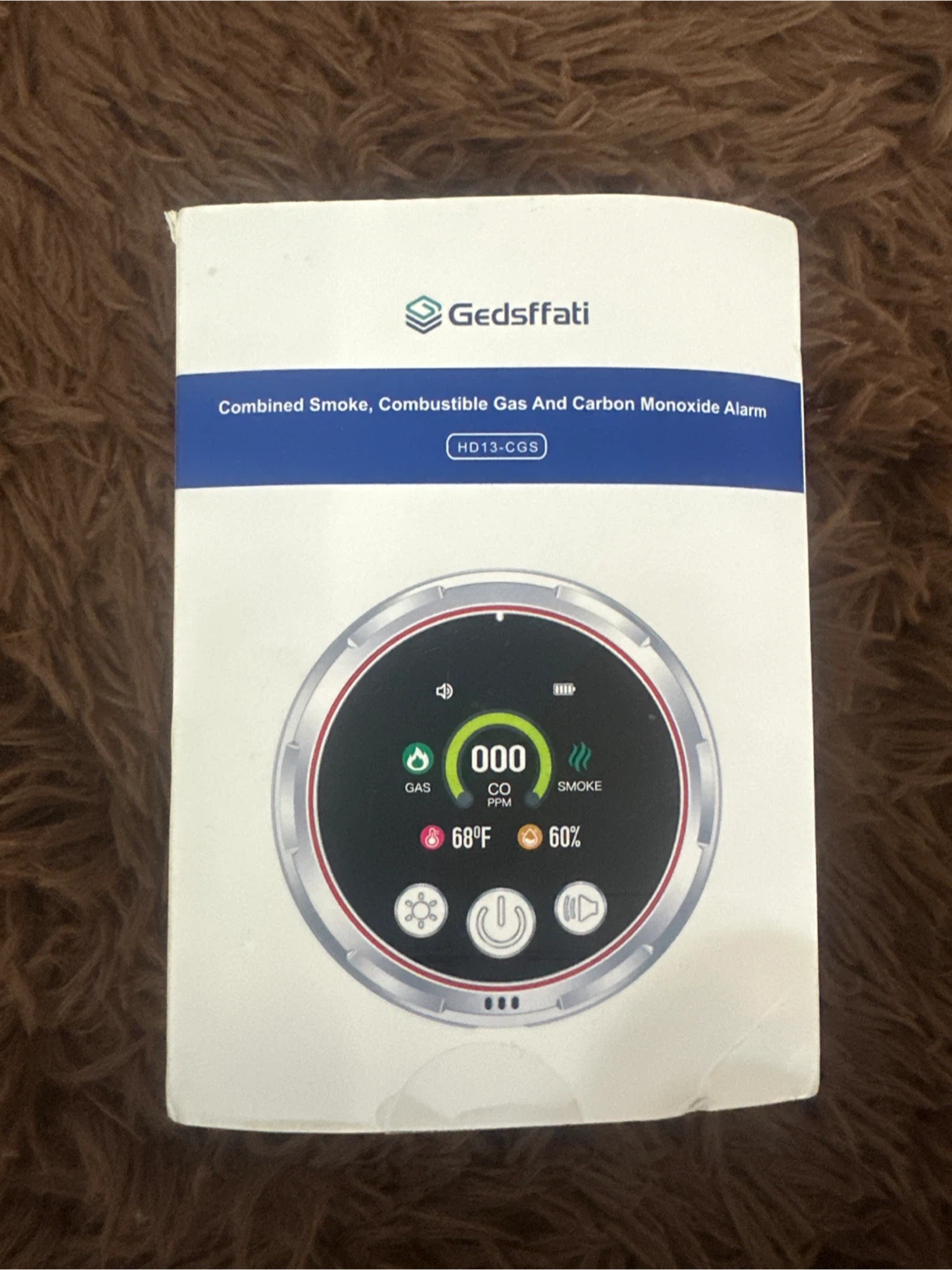 Gedsffati HD13-CGS Smoke, Gas & Carbon Monoxide Alarm - photo 2