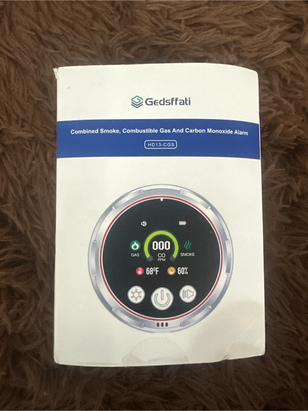 Gedsffati HD13-CGS Smoke, Gas & Carbon Monoxide Alarm image indicator(2)