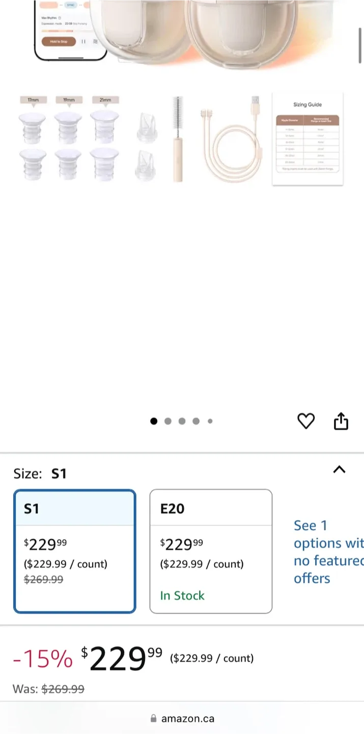 New Eufy Wearable Breast Pump S1 image indicator(2)