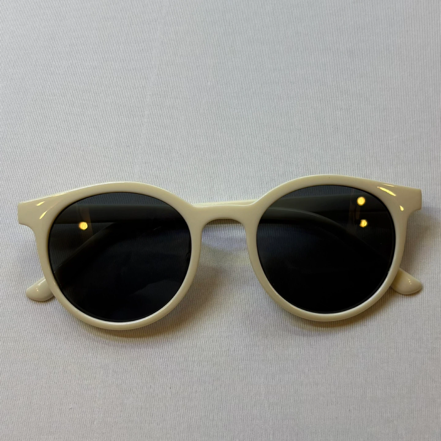 Meet Glasses Off White Round Frame Sunglasses Retro Shades (9) - photo 4