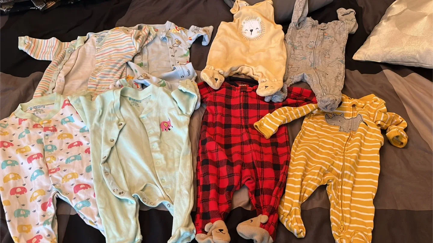 Baby Sleepers Bundle - Carters & More thumbnail