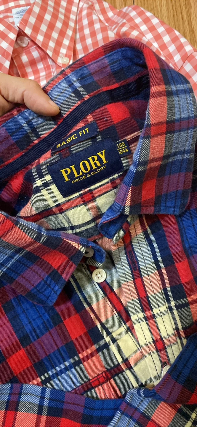 Like New Men Size L Brooks Brothers Shirt and Plory Shirt - photo 2