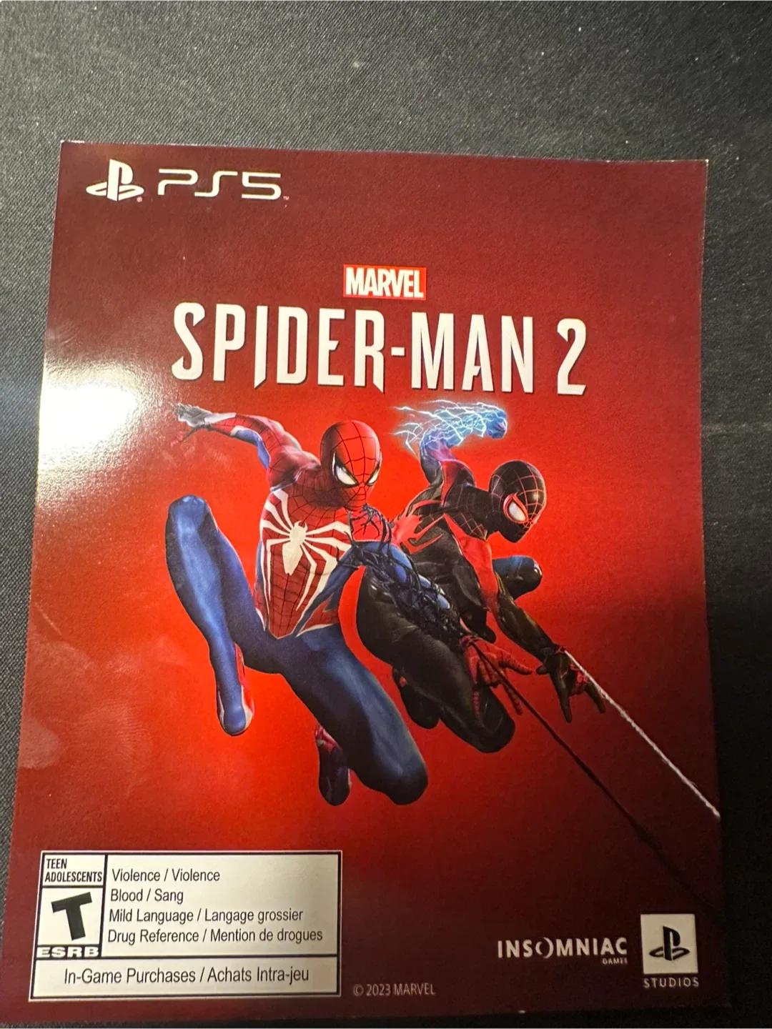 Marvel's Spider-Man 2 PS5 Game Code thumbnail