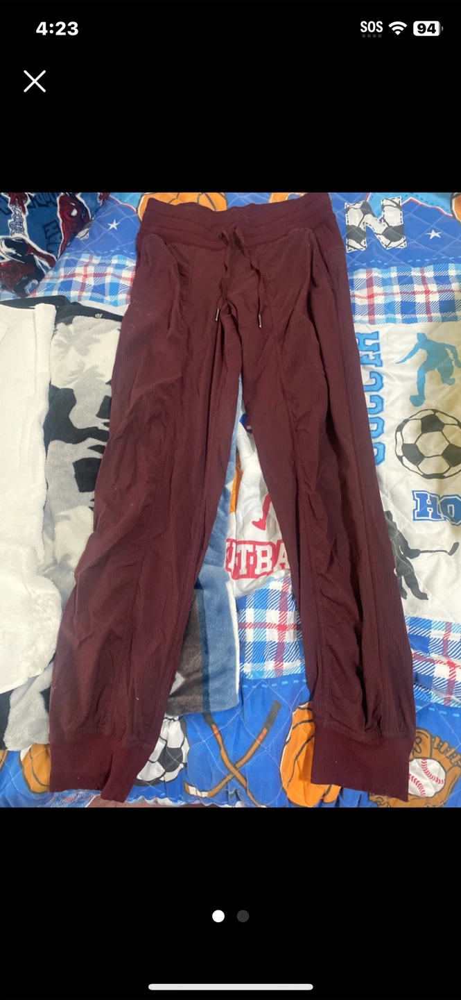 Burgundy Jogger Pants - photo 2