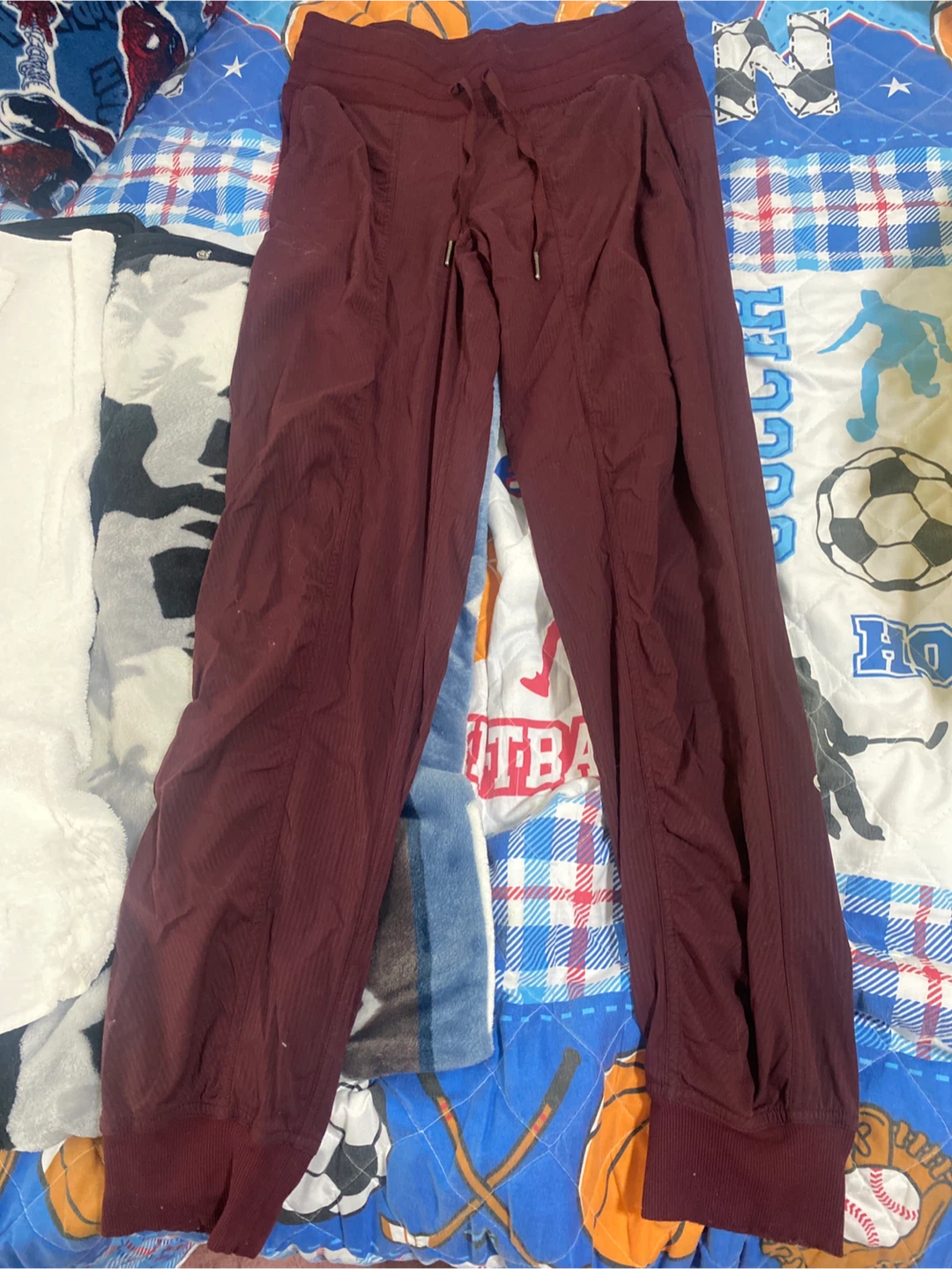 Burgundy Jogger Pants - photo 3