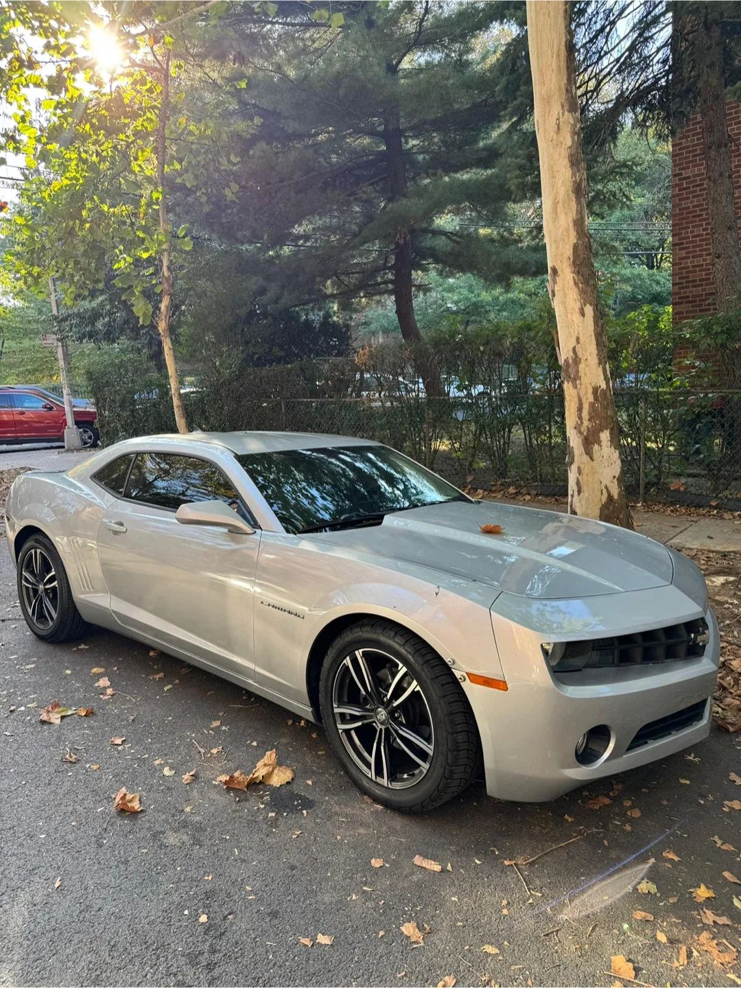 Silver Chevrolet Camaro Car image indicator(4)