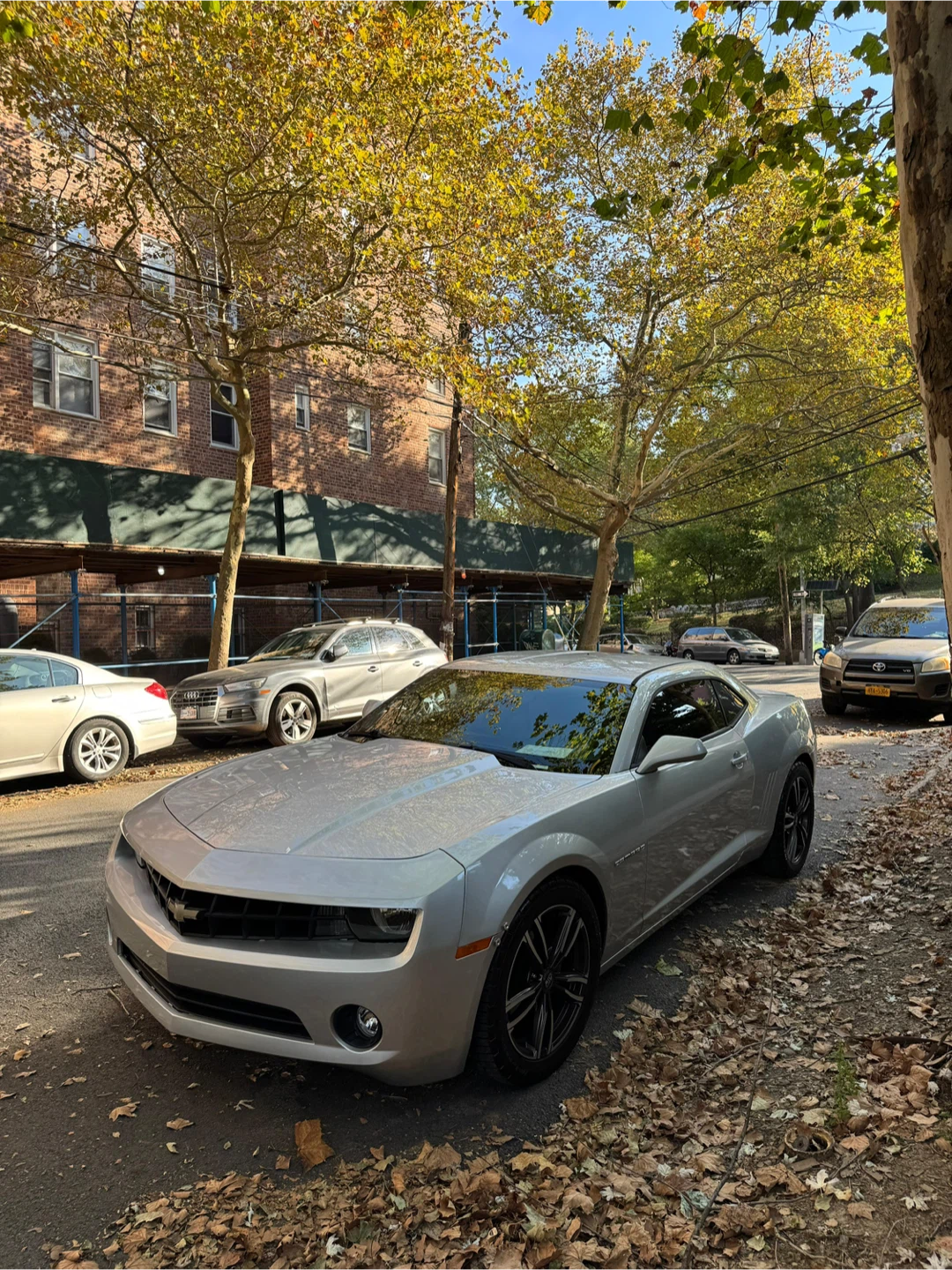 Silver Chevrolet Camaro Car