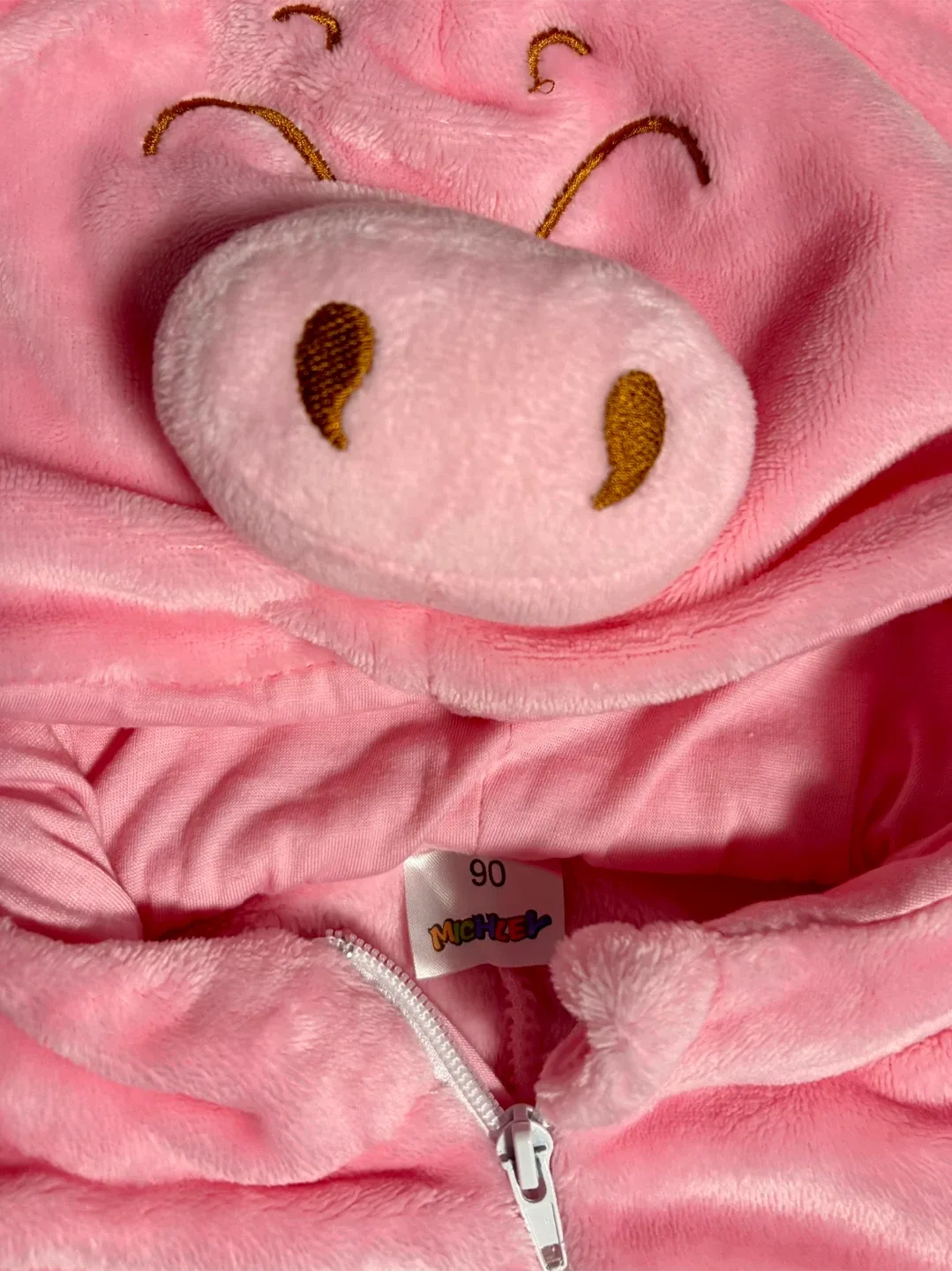 VGUC Pink Pig Costume - Size 90 (12-18 Months) image indicator(2)