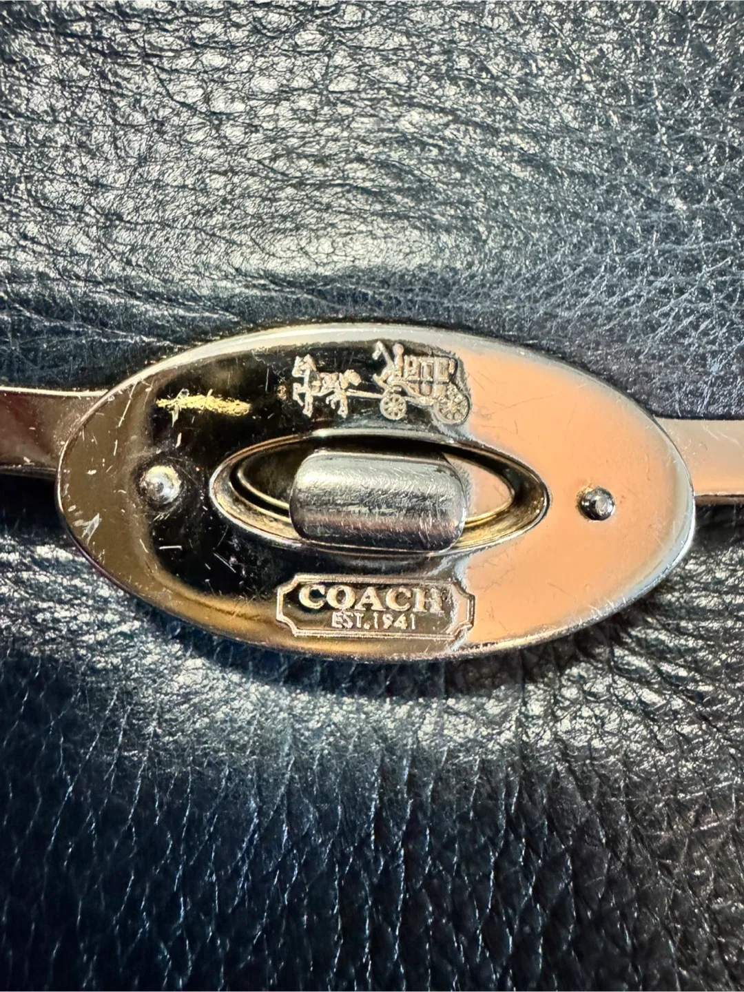 Coach Black Leather Crossbody Bag image indicator(2)