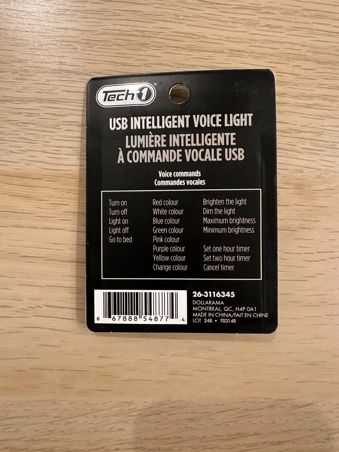 New Tech 1 USB Intelligent Voice Light - photo 2
