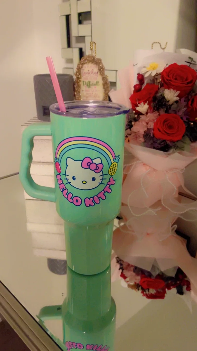 Hello Kitty Tumbler with Straw image indicator(2)