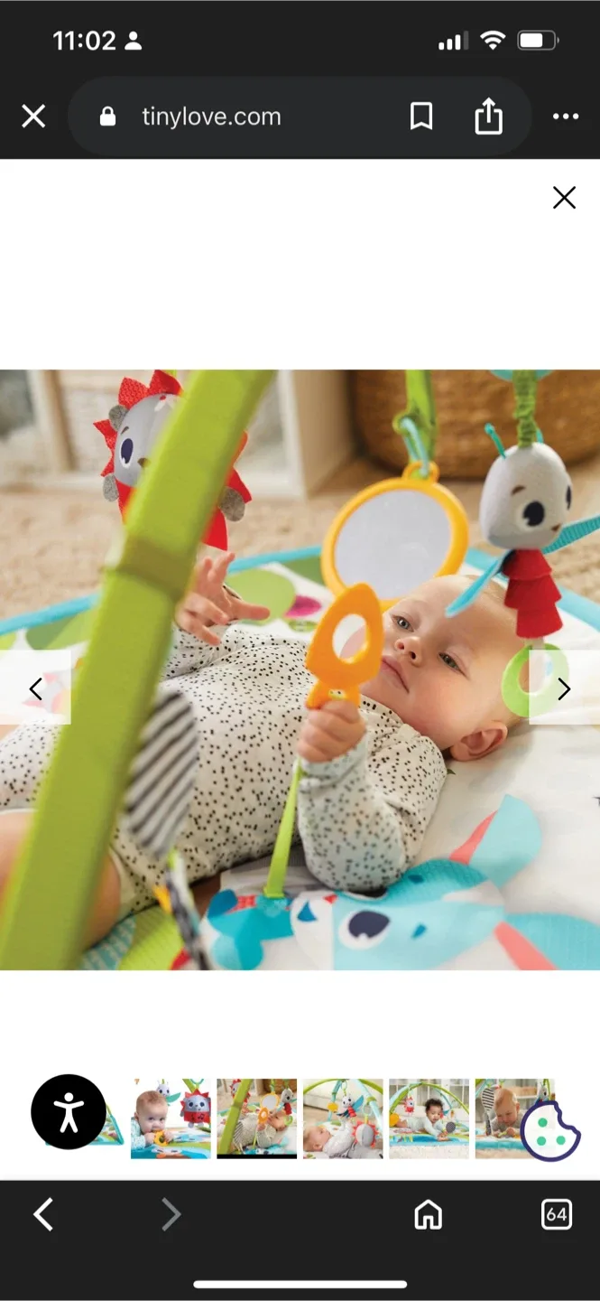 New Tiny Love Gymini Sunny Day Activity Gym image indicator(3)