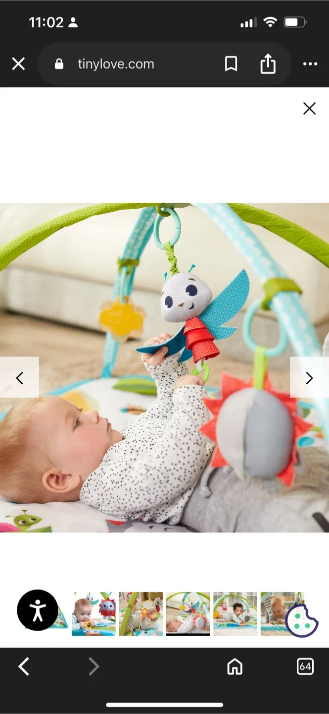 New Tiny Love Gymini Sunny Day Activity Gym image indicator(4)