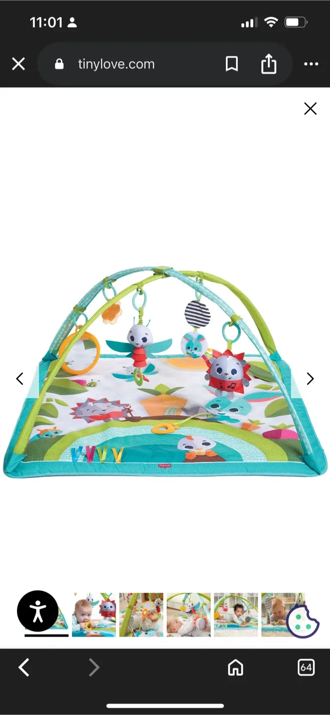 New Tiny Love Gymini Sunny Day Activity Gym thumbnail