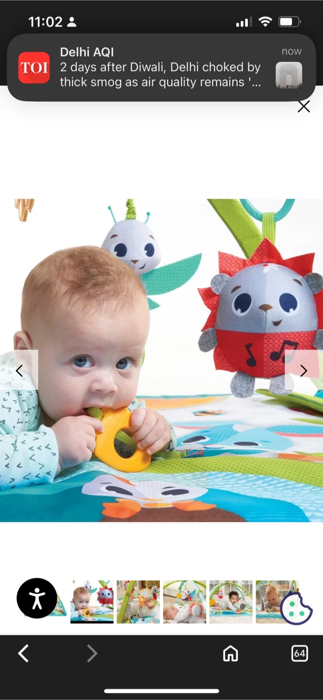 New Tiny Love Gymini Sunny Day Activity Gym image indicator(2)