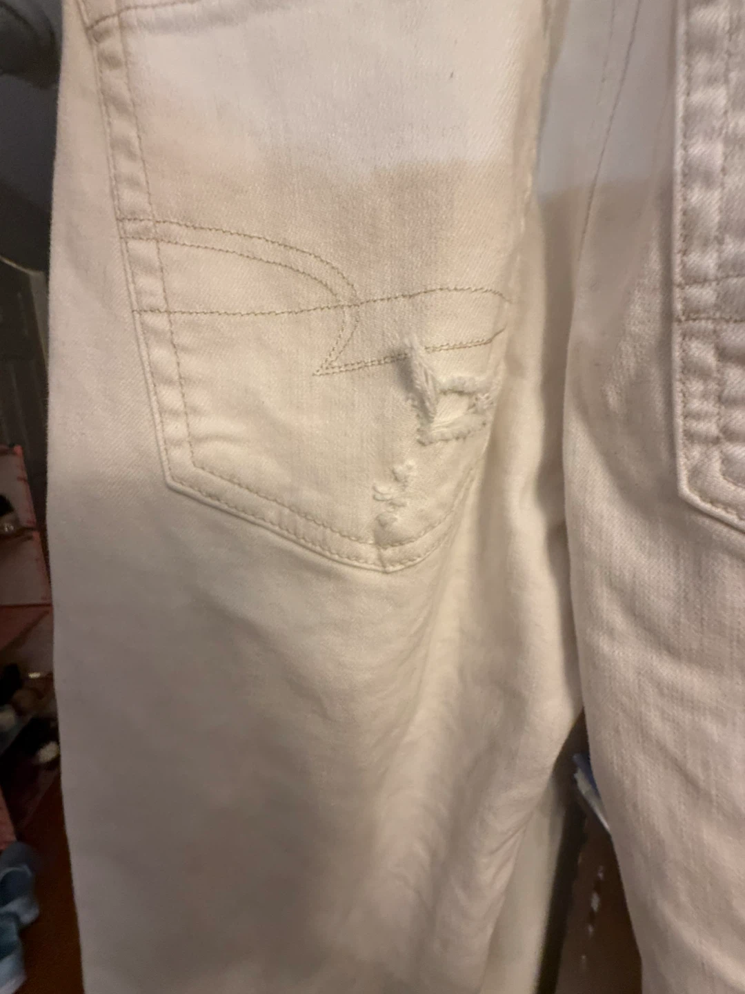 American Eagle White Jeans - Size 4 - photo 3