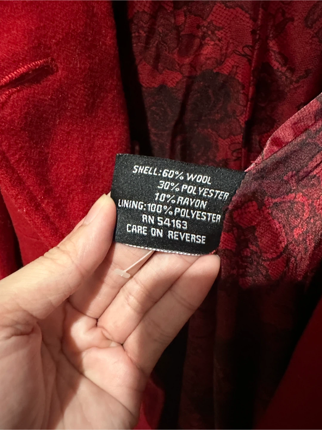 Guess Red Wool Blend Coat - photo 5