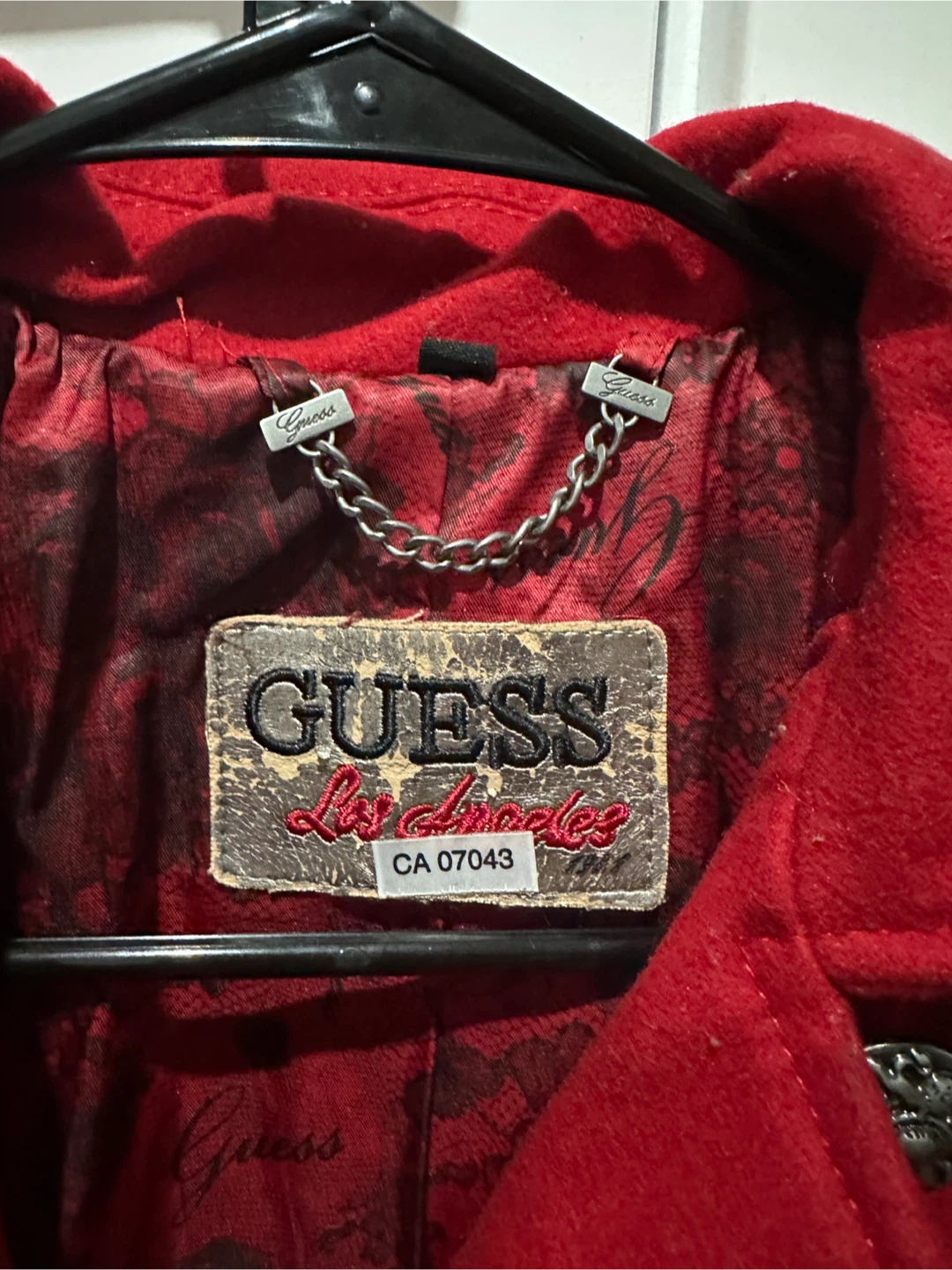 Guess Red Wool Blend Coat - photo 4