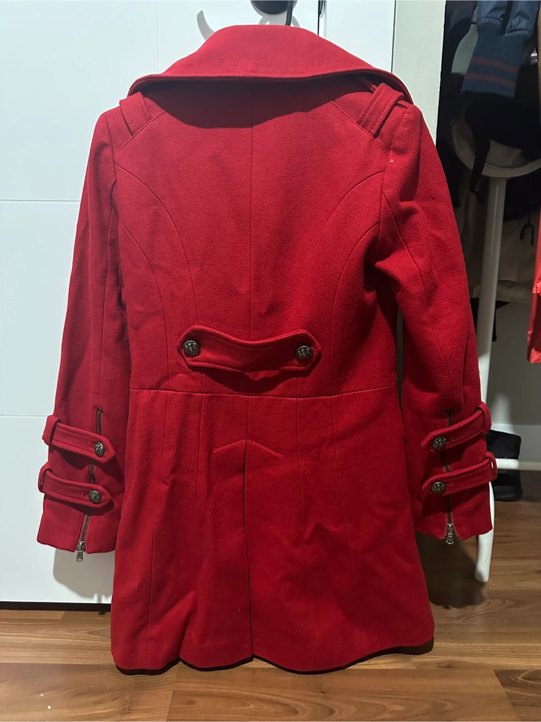 Guess Red Wool Blend Coat - photo 2