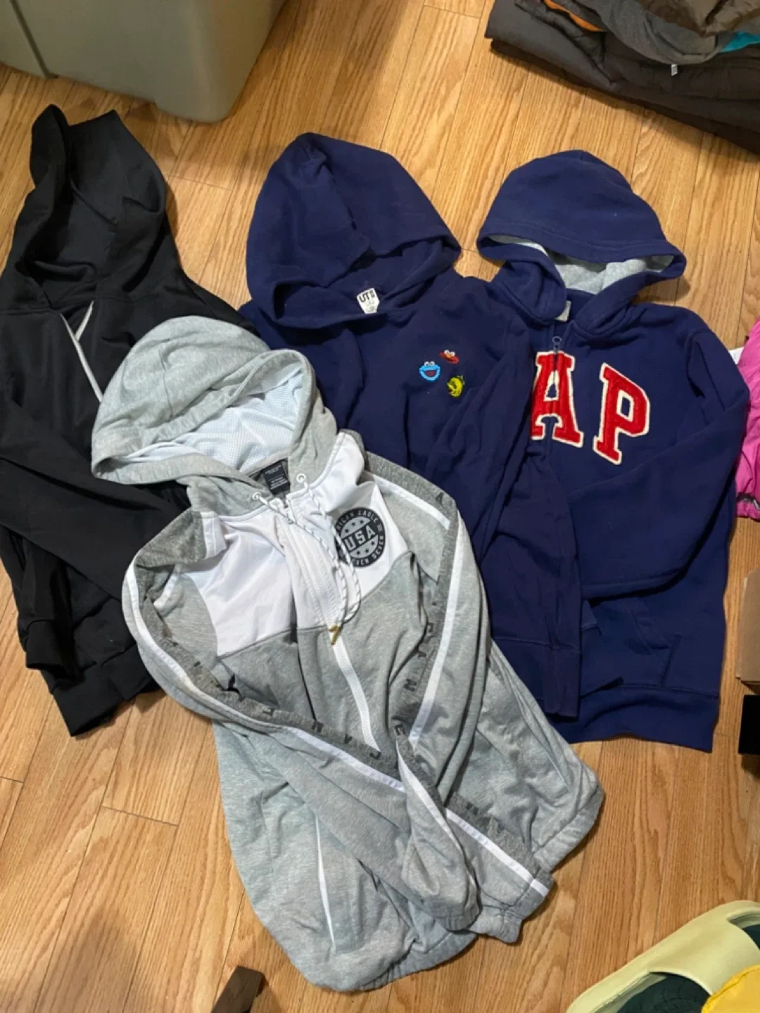 Bundle of Kids' GAP & Uniqlo Hoodies, Size 14-16 thumbnail