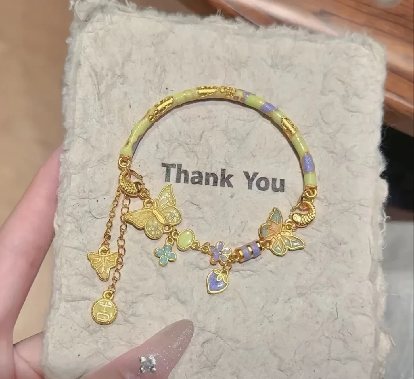Butterfly Charm Bracelet - photo 2