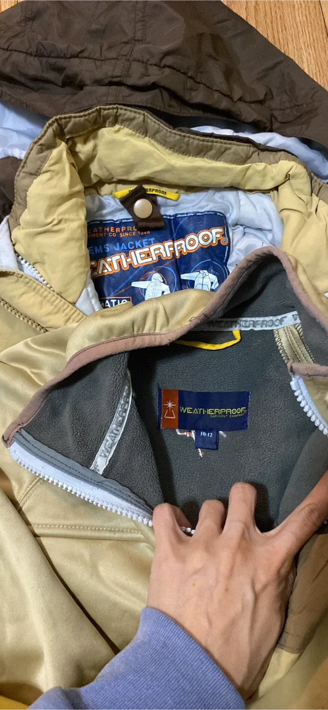 2 in 1 Kids Winter Jacket Snow Jacket Size 12 image indicator(7)