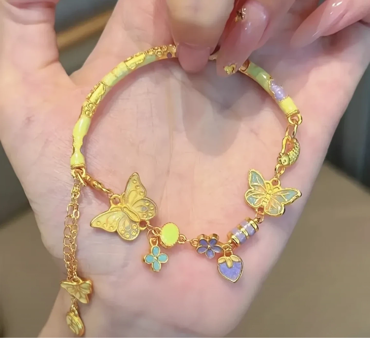 Butterfly Charm Bracelet