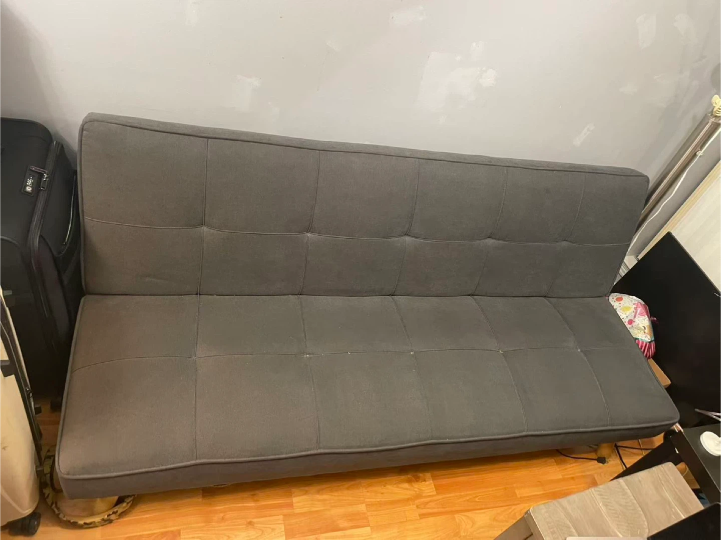Grey Futon Sofa Bed
