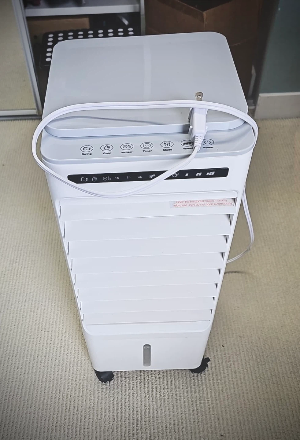 White Portable Air Cooler