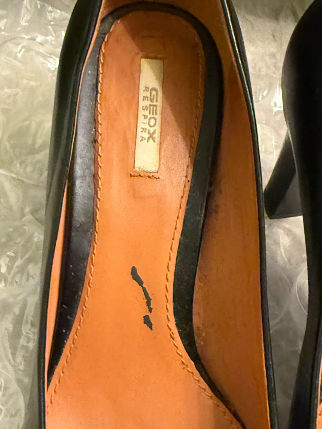 Geox Black Leather Heels - photo 2