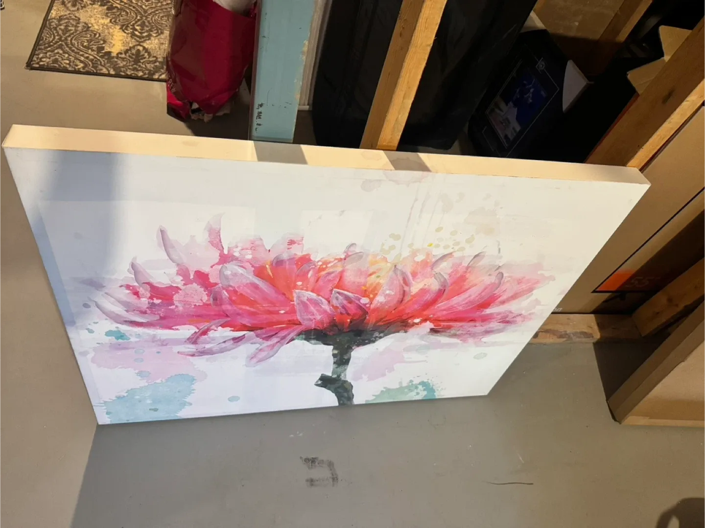 Floral Canvas Wall Art - 29x39 inches image indicator(2)