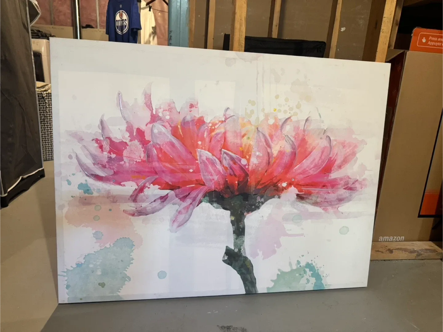 Floral Canvas Wall Art - 29x39 inches thumbnail