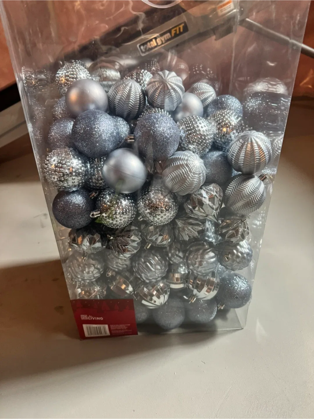 Silver Christmas Ornaments - New image indicator(2)