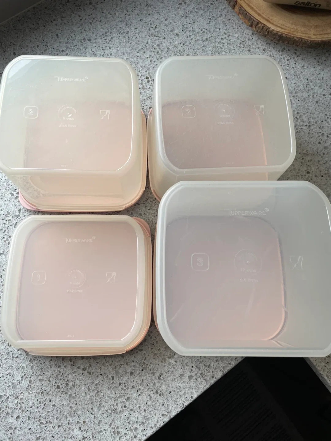 Tupperware Modular Mates Square Set (4 pcs) image indicator(3)