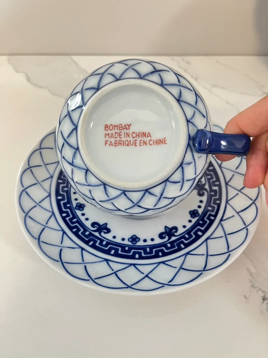 Bombay “Adelaide” Footed Porcelain Teapot & Cup Set image indicator(6)