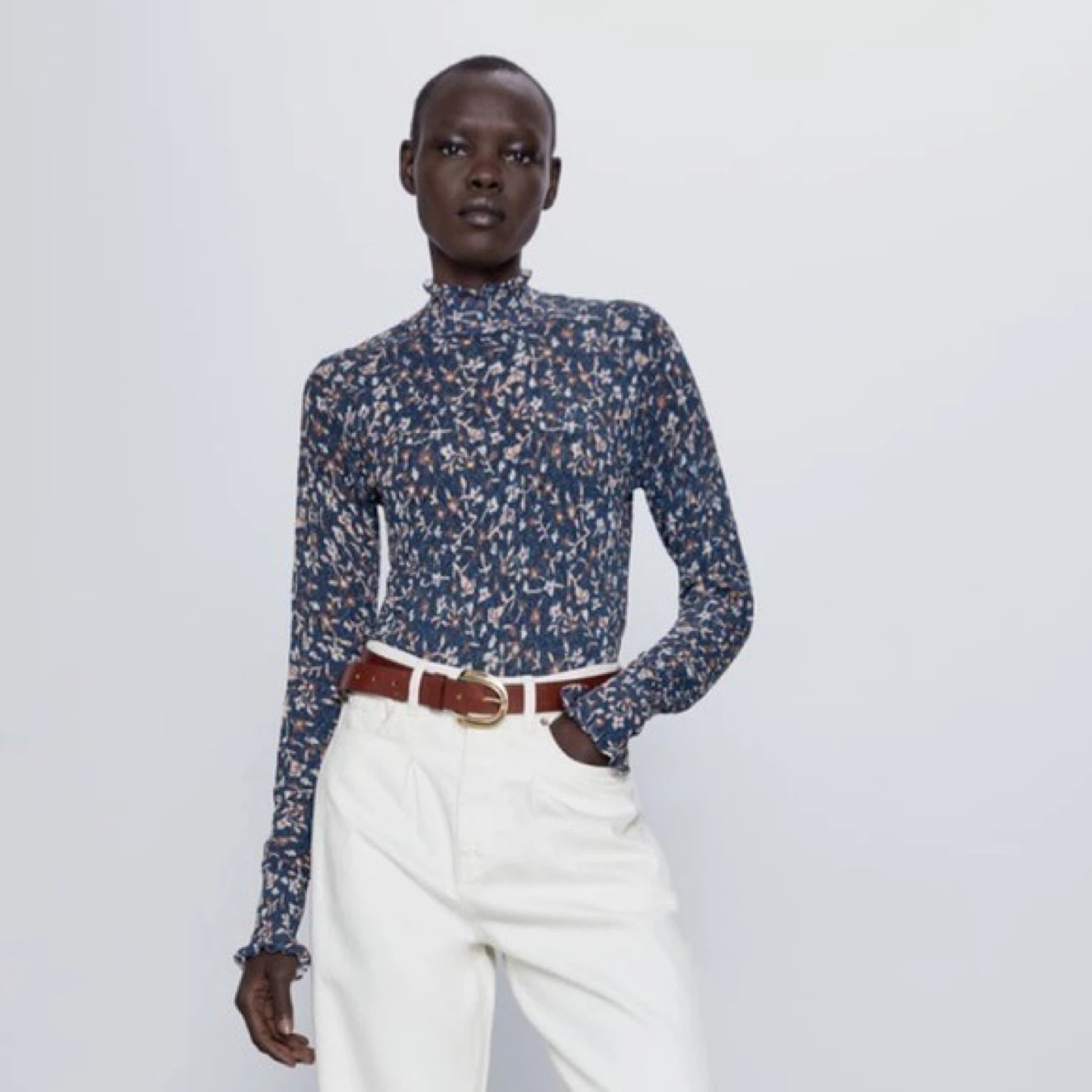 Zara Floral Print Sweater - photo 4