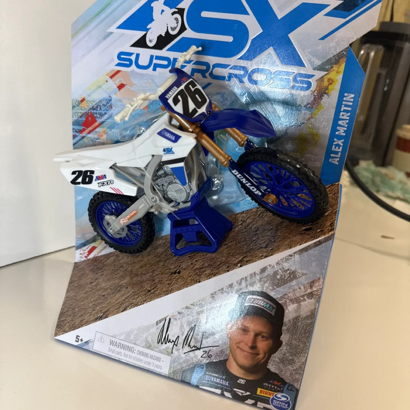 Yamaha Alex Martin #26 Supercross Motorcycle Toy image indicator(2)