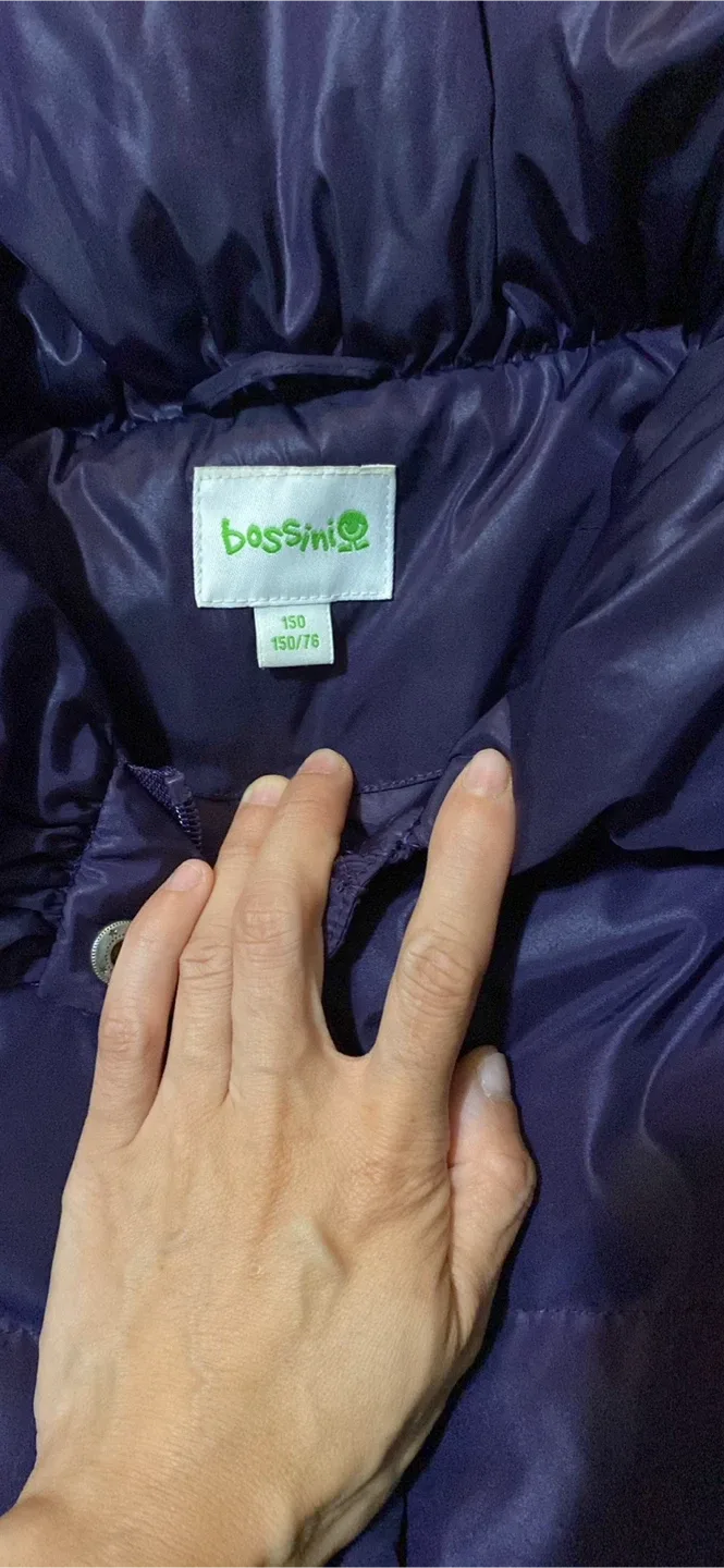 Bossini Purple Puffer Jacket Size 150 For Age 12-14 image indicator(4)