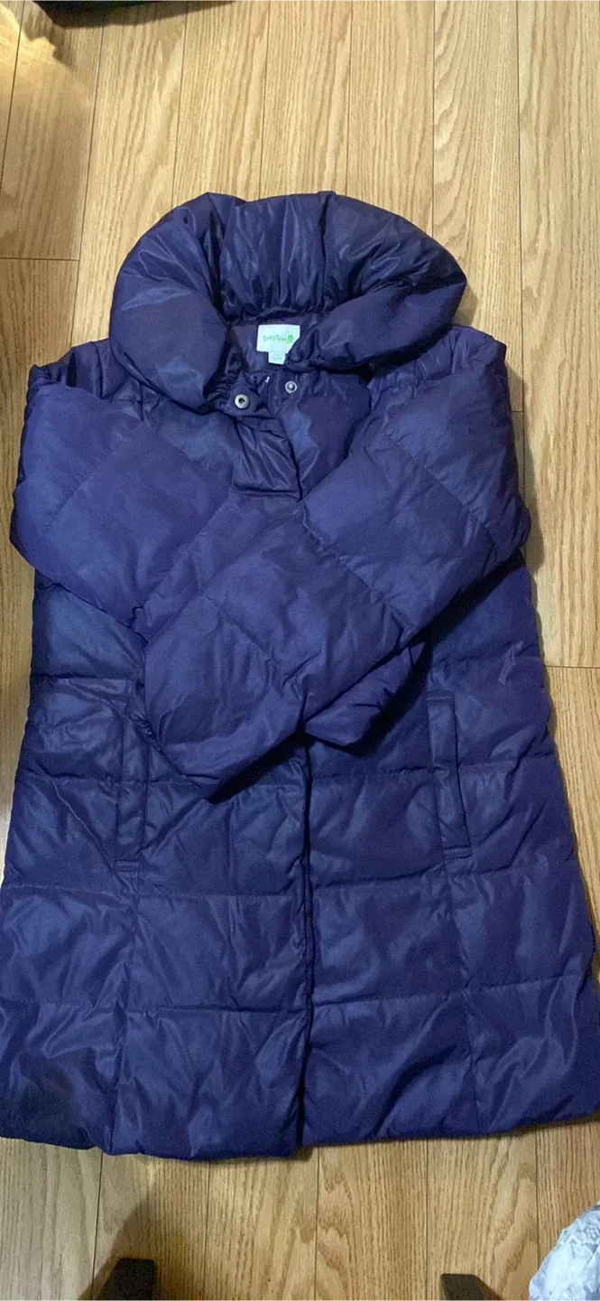 Bossini Purple Puffer Jacket Size 150 For Age 12-14 thumbnail