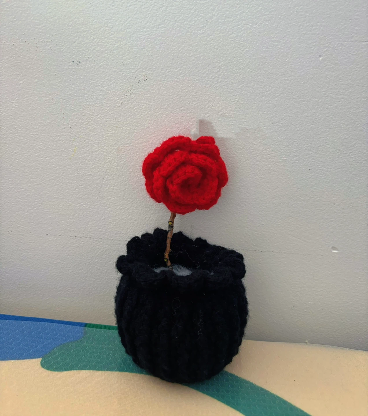 Crochet Flower Pot - Handmade Decoration - photo 2