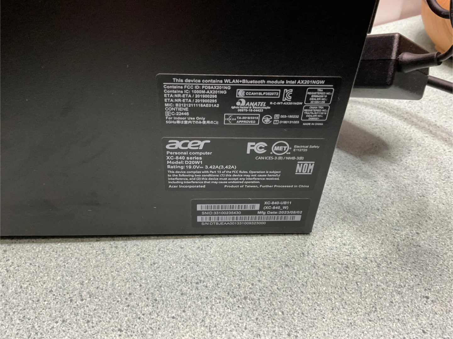 Acer Aspire XC-840 Desktop PC - photo 5