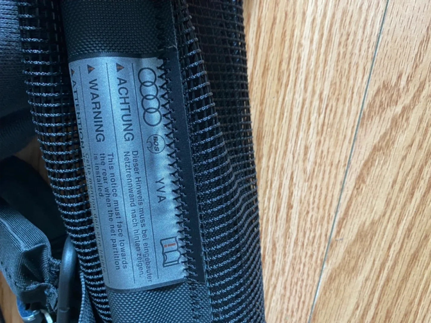 Brand New Audi Netzrennwand 80A 861 691 A Net Partition image indicator(2)