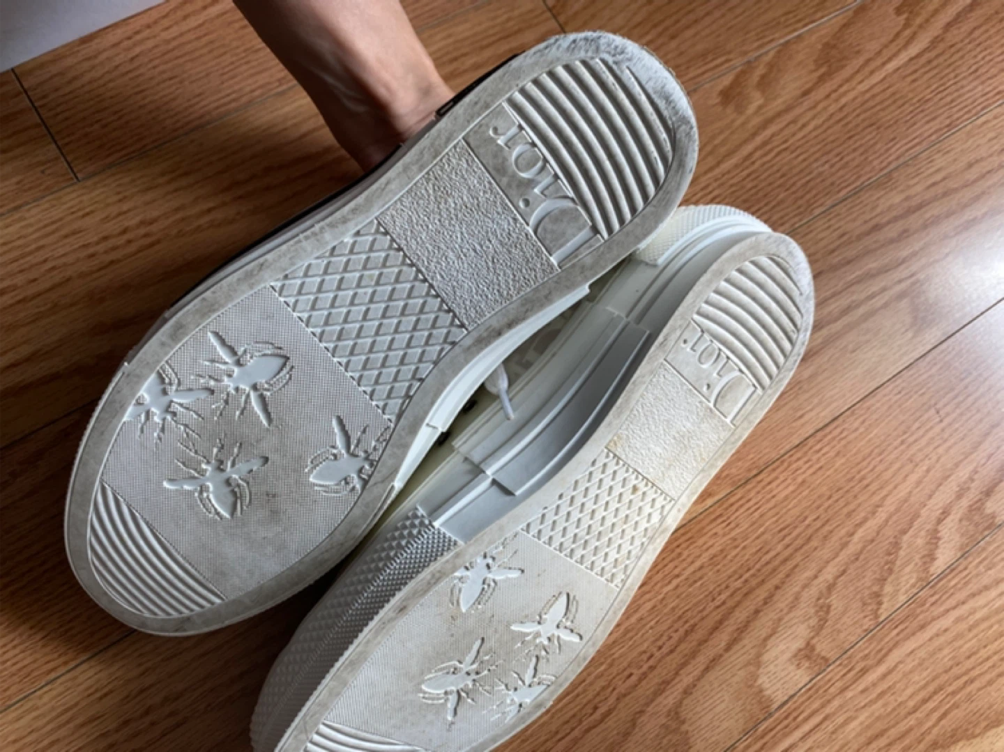 Dior Cream D-Connect Sneakers Size 39 - photo 4