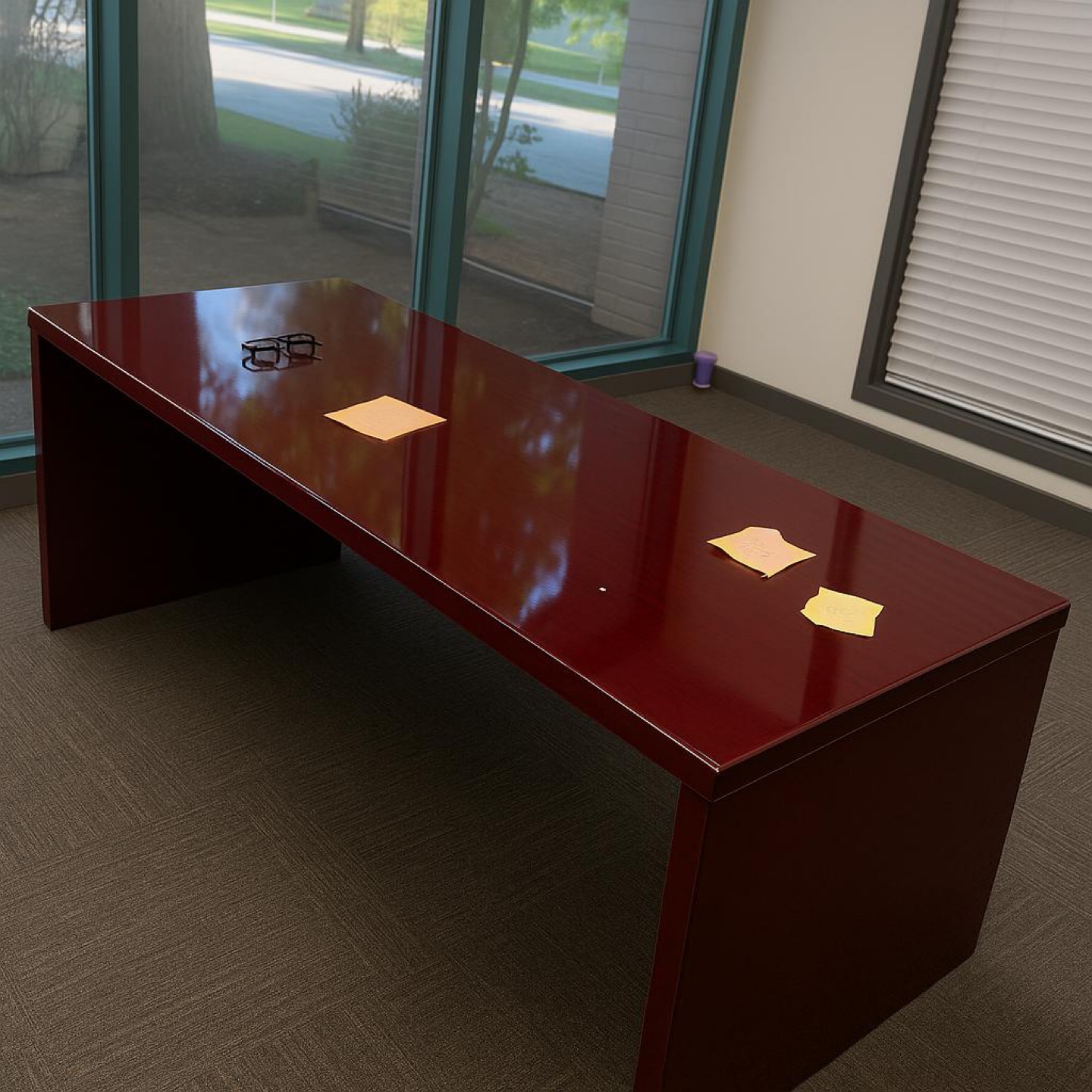 Red Wood Desk