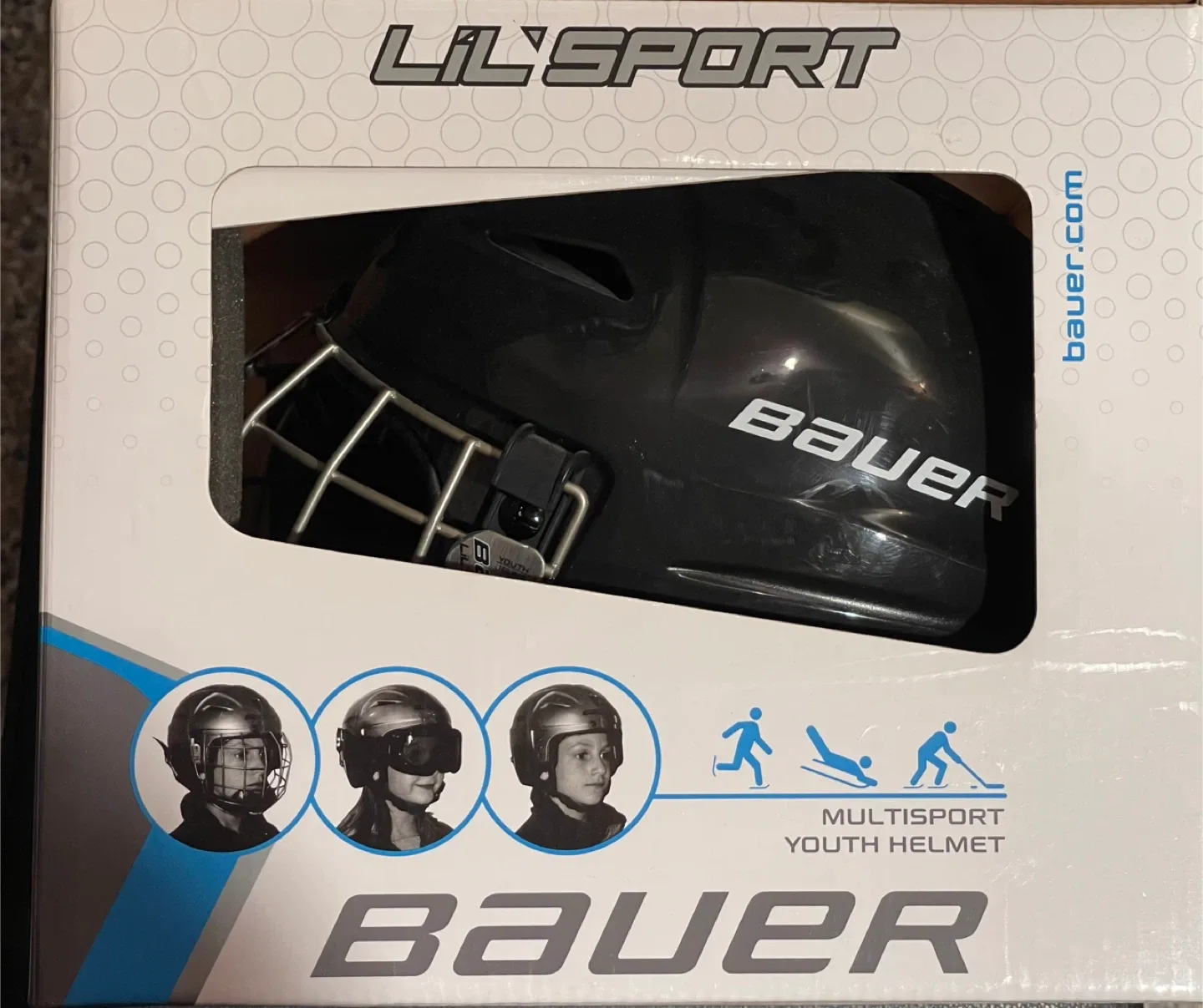 Bauer Lil' Sport Youth Multi-Sport Helmet (Ages 7 & Under) thumbnail