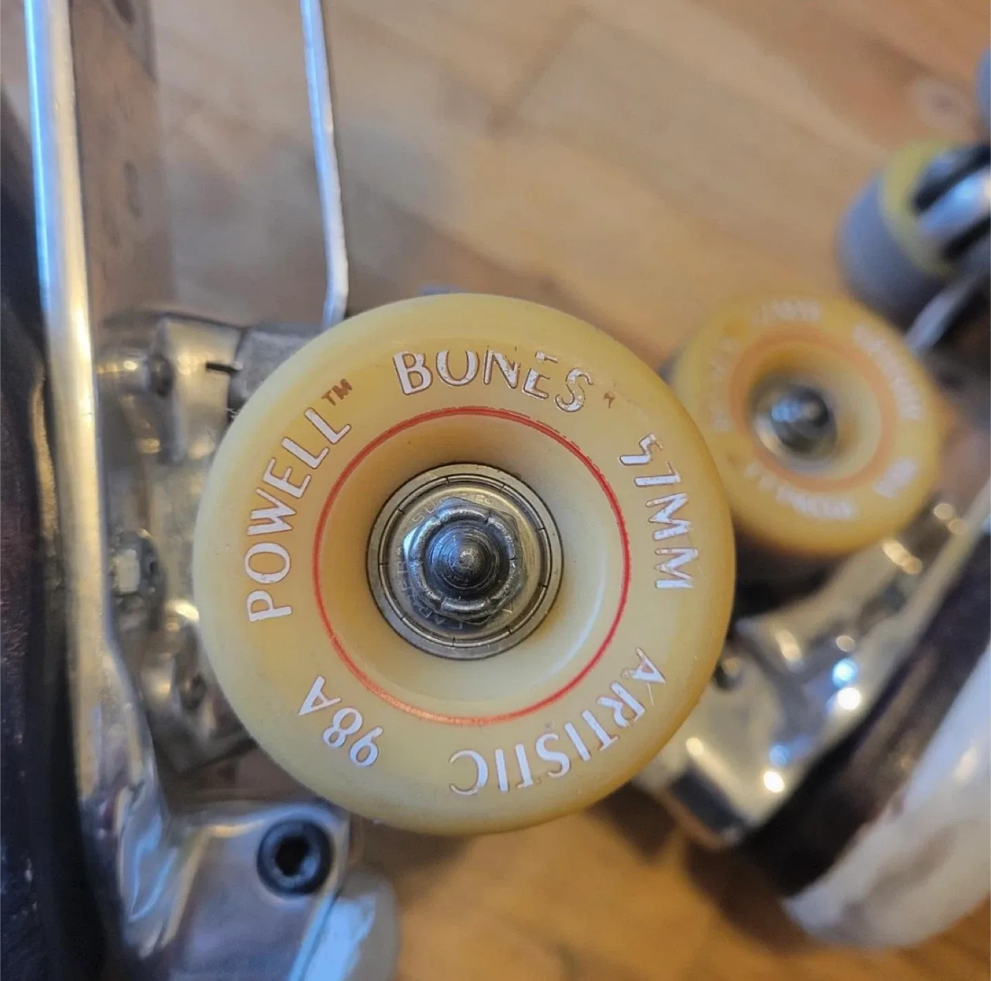 Harlick roller skates Douglass Snyder plates Sz 6 image indicator(6)