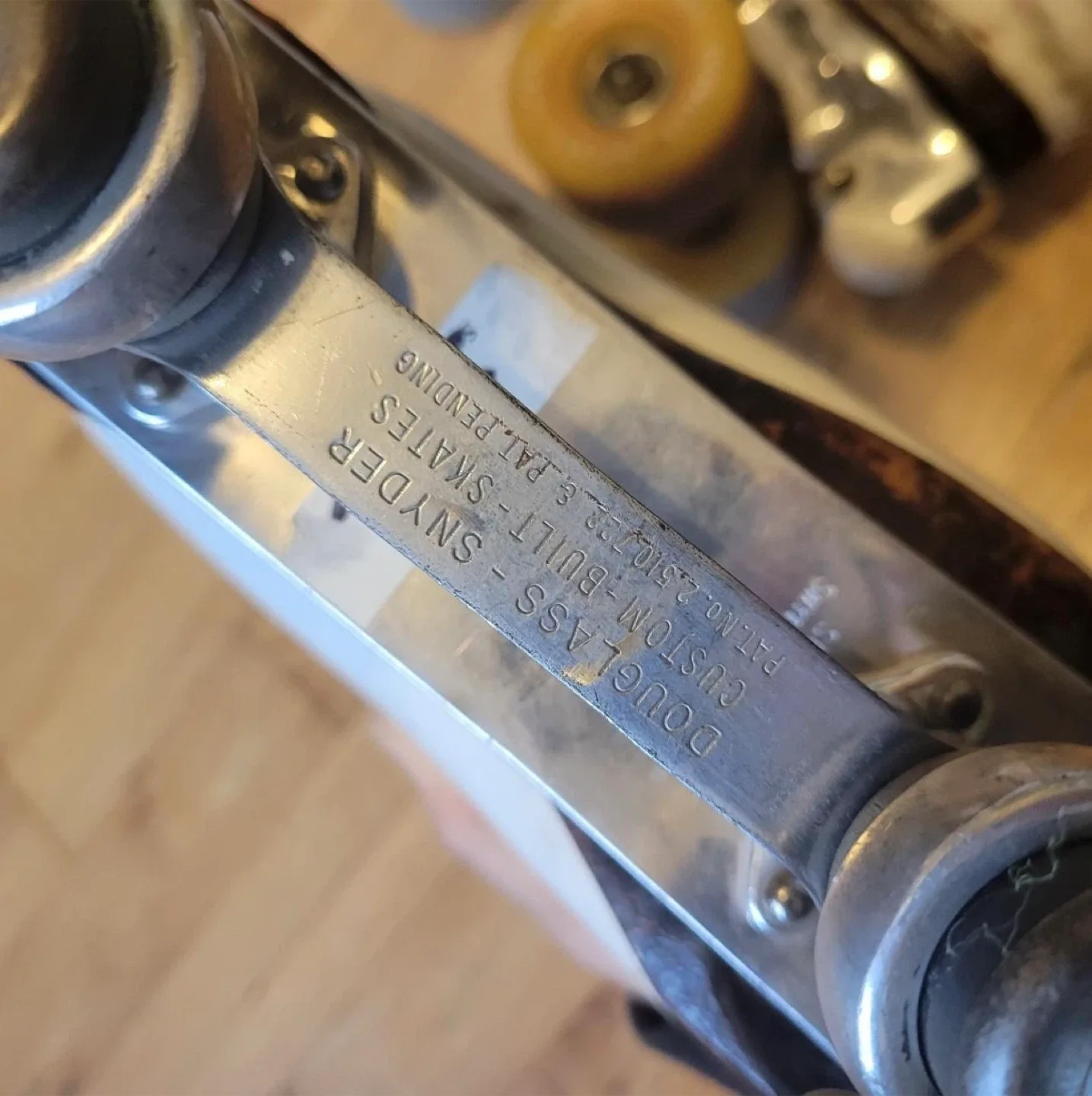 Harlick roller skates Douglass Snyder plates Sz 6 image indicator(4)