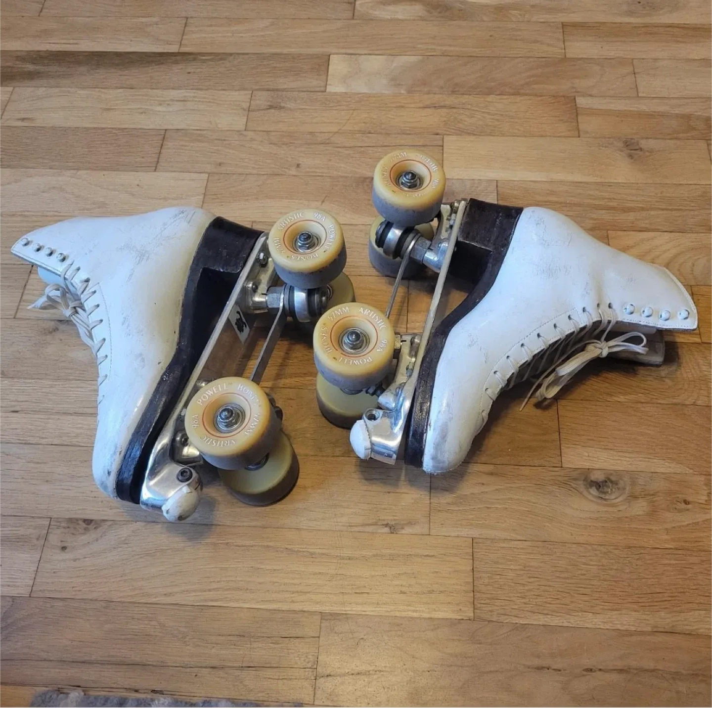 Harlick roller skates Douglass Snyder plates Sz 6 image indicator(3)