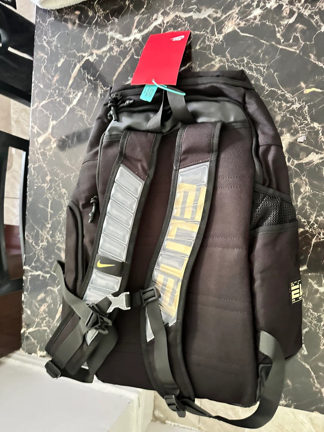 Nike Elite Pro Backpack Black/Gold - photo 3